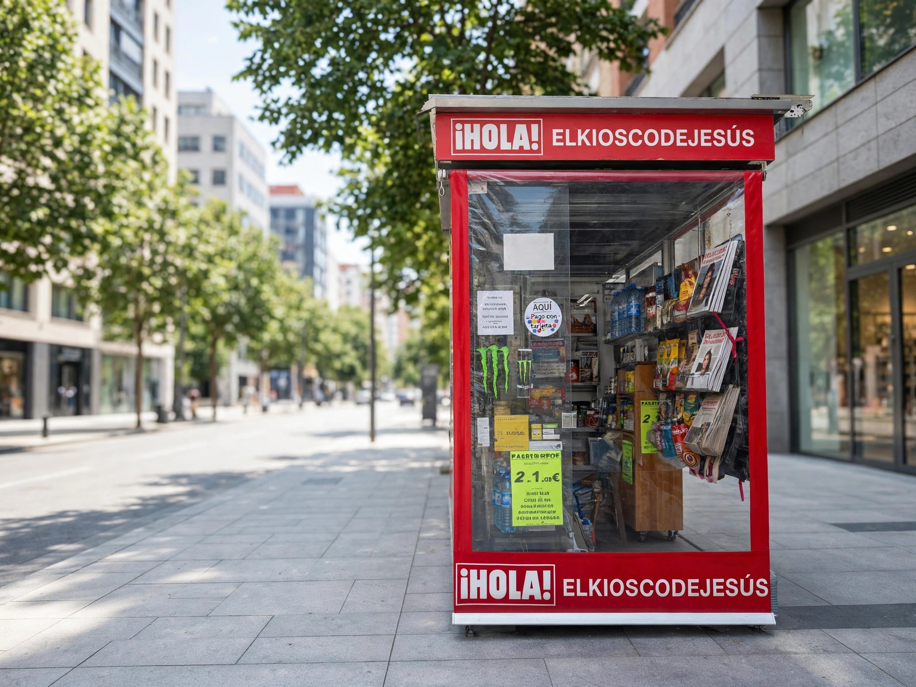 El Kiosco de Jesús en la calle